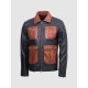 Guarda Vintage Stylish Biker Leather Jacket Men