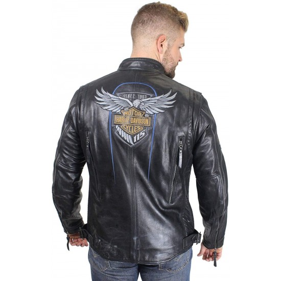 Men’s Harley Davidson 115 Anniversary Limited Edition Leather Jacket