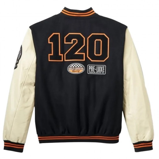 Harley Davidson 120th Anniversary Varsity Jacket