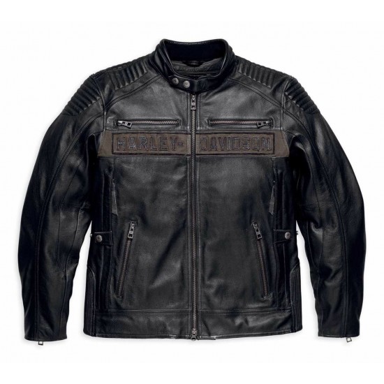 Harley Davidson Mens Asylum Leather Jacket