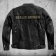 Harley Davidson Distressed Leather Mens Biker Jacket