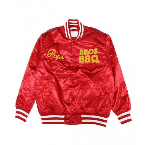 Headgear Classics Bros Bbq Red Satin Jacket