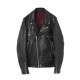 Hellfire Club Biker Black Leather Jacket