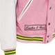 HF Homme Femme Letterman Pink Jacket