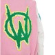 HF Homme Femme Letterman Pink Jacket