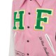 HF Homme Femme Letterman Pink Jacket