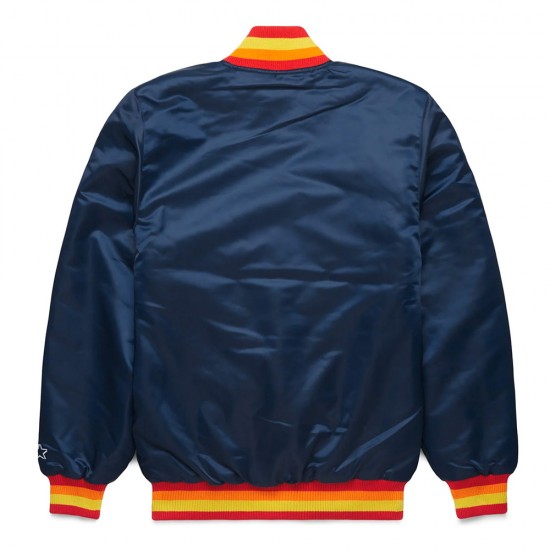 Houston Astros Classic Navy Satin Jacket