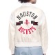 Houston Rockets Printed Logo Varsity Satin Jacket