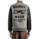 Human Made Miles Sanders Gray and Black Varsity Jacket