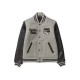 Human Made Miles Sanders Gray and Black Varsity Jacket