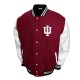 Indiana Hoosiers Graduate Crimson and White Varsity Jacket