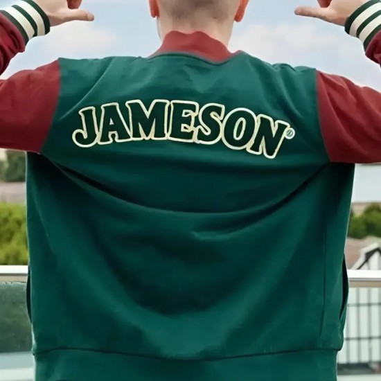 Jameson Green And Red Varsity Jacket