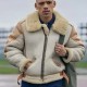 Jordan Bolger This Town Beige Shearling Jacket