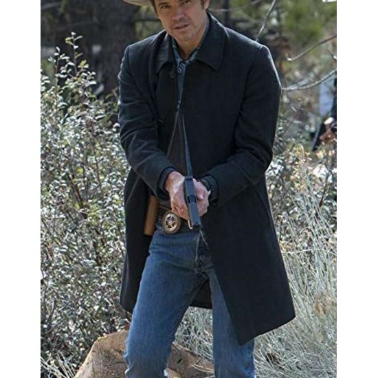 Justified Raylan Givens Wool Trench Coat