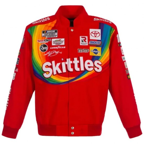 Kyle Busch Skittles Bomber Jacket