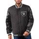 Las Vegas Raiders First Rounder Black Varsity Jacket