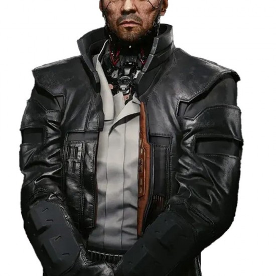 Leather Cyberpunk 2077 Game Goro Takemura Coat