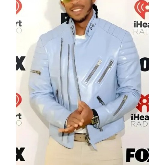 Ludacris 2024 iHeartRadio Blue Leather Jacket