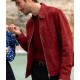 Marcello Emily In Paris S04 Red Suede Leather Jacket