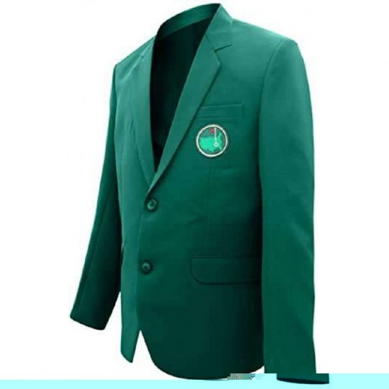 Mens Master Golf Tournament Green Blazer Coat Jacket