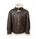 Men B3 Sheepskin Leather Bomber Aviator Jacket