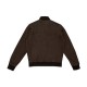 Men Brown Suede Leather Jacket