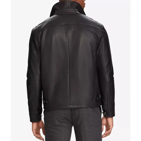 Men’s Lambskin Sporty Leather Jacket