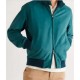 Men’s Suede Leather Bomber Jacket with Rain System Piana