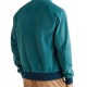 Men’s Suede Leather Bomber Jacket with Rain System Piana