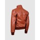 Men’s Tan Brown Leather Jacket for Fashion