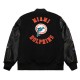 Miami Dolphins Black Out Vintage Logo Varsity Jacket