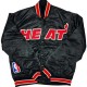 Miami Heat Satin Black Jacket