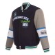 Minnesota Timberwolves Navy and Gray Varsity Wool Jacket