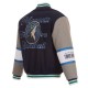 Minnesota Timberwolves Navy and Gray Varsity Wool Jacket