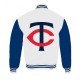 Minnesota Twins Navy and Red Varsity Jacket