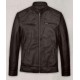 Michael Jordan Brown Leather Jacket