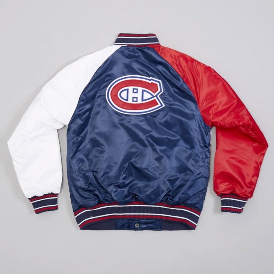 Montreal Canadiens Youth Varsity Satin Jacket