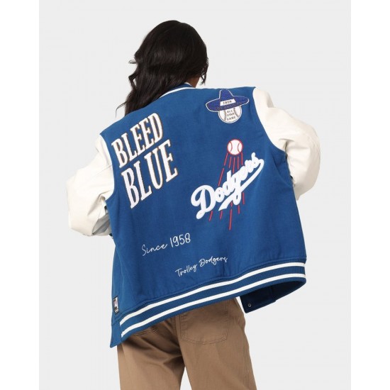 Multi Hit Los Angeles Dodgers Varsity Jacket