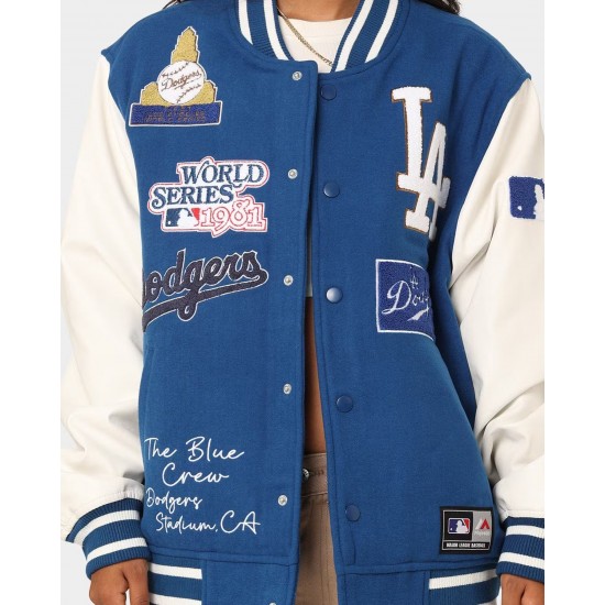 Multi Hit Los Angeles Dodgers Varsity Jacket