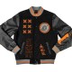 Naruto Hidden Leaf Wool Black Varsity Jacket