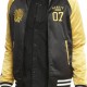 Naruto Shippuden Satin Black Varsity Jacket