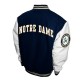 Notre Dame Fighting Irish Graduate Navy and White Varsity Jacket