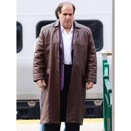 Oswald Cobblepot The Penguin Brown Leather Coat