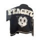 Peaceful People Black Varsity Jacket