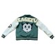 Peaceful People Green Varsity Jacket