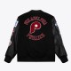 Philadelphia Phillies Black Out Vintage Logo Varsity Jacket