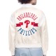 Philadelphia Phillies Printed Logo Varsity Satin Jacket