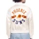 Phoenix Suns Printed Logo Varsity Satin Jacket