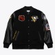 Pittsburgh Penguins Black Out Team Logo Varsity Jacket