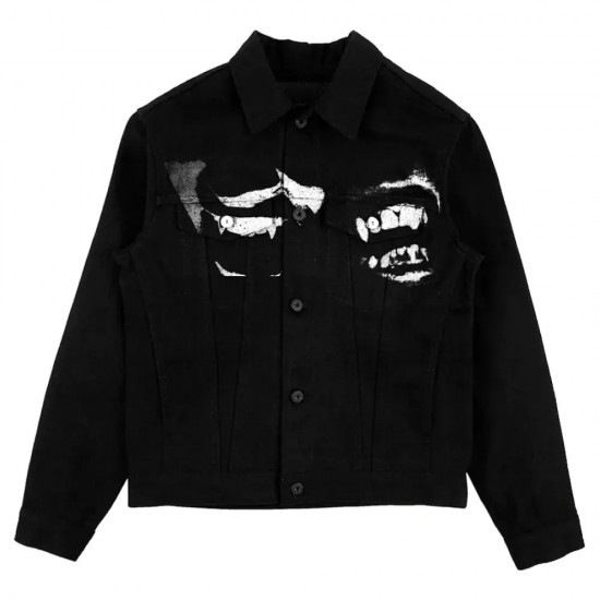 Playboi Carti Black Denim Jacket